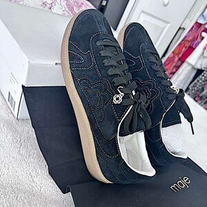 Maje Suede Sneakers Women Brand New / Trending Style Authentic